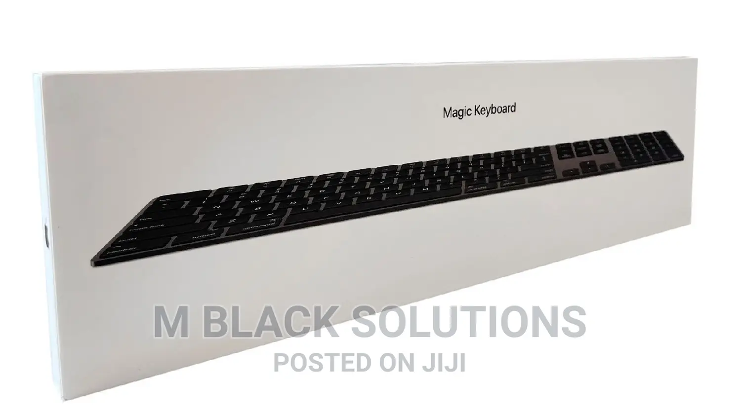 Apple Magic Wireless Keyboard With Numeric Keypad (Black )