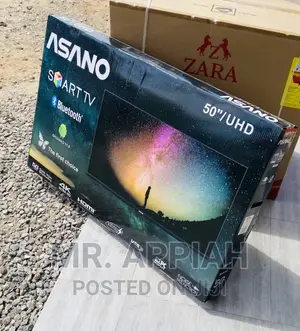 Fast and Effective Asano50inch Uhd Smart Bluetooth Tv,Black