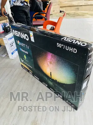 Brand New 50 Inch Uhd Smart Bluetooth Tv(Black)