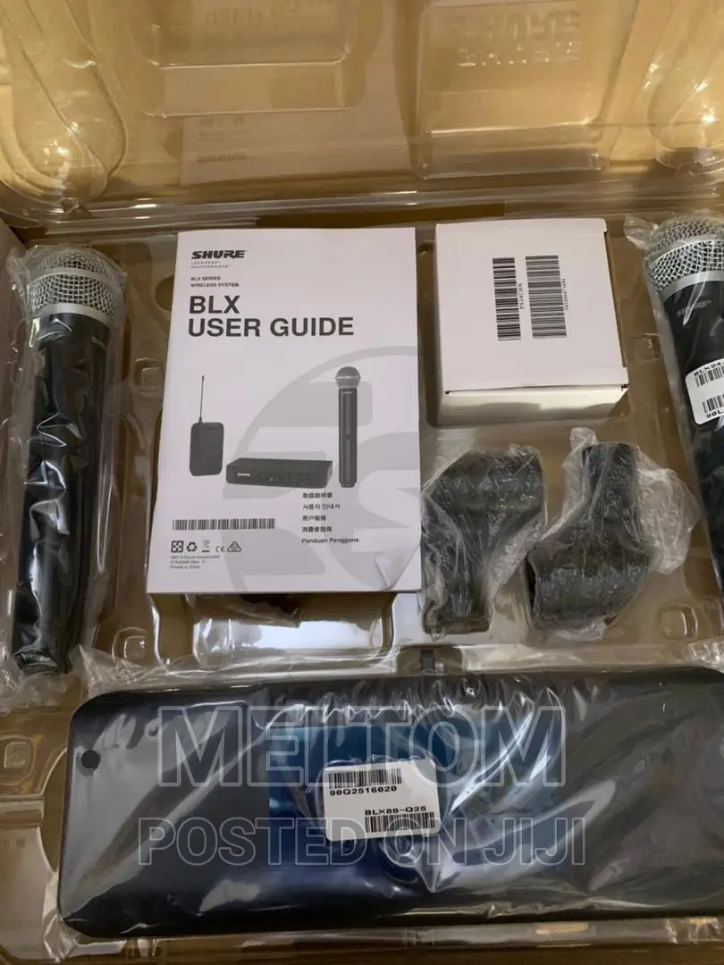 Shure Pg58 With Blx Combo System 2in1 Cordless Microphone