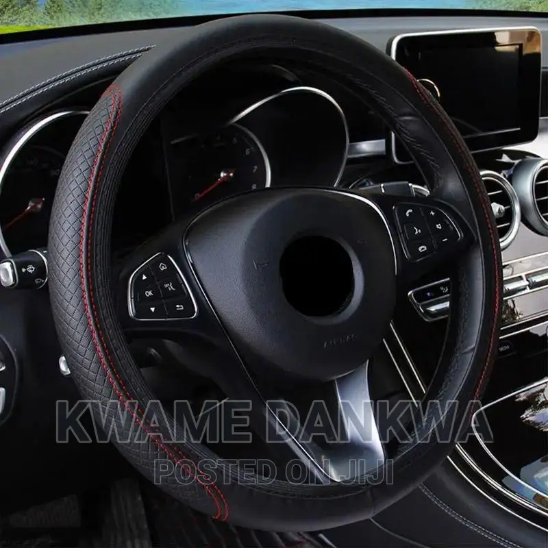 Fiber Skin Full Steering Wheel Cover