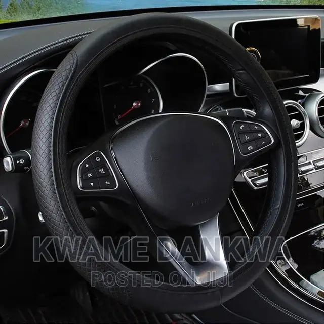 Fiber Skin Full Steering Wheel Cover