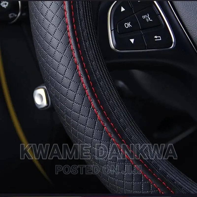 Fiber Skin Full Steering Wheel Cover