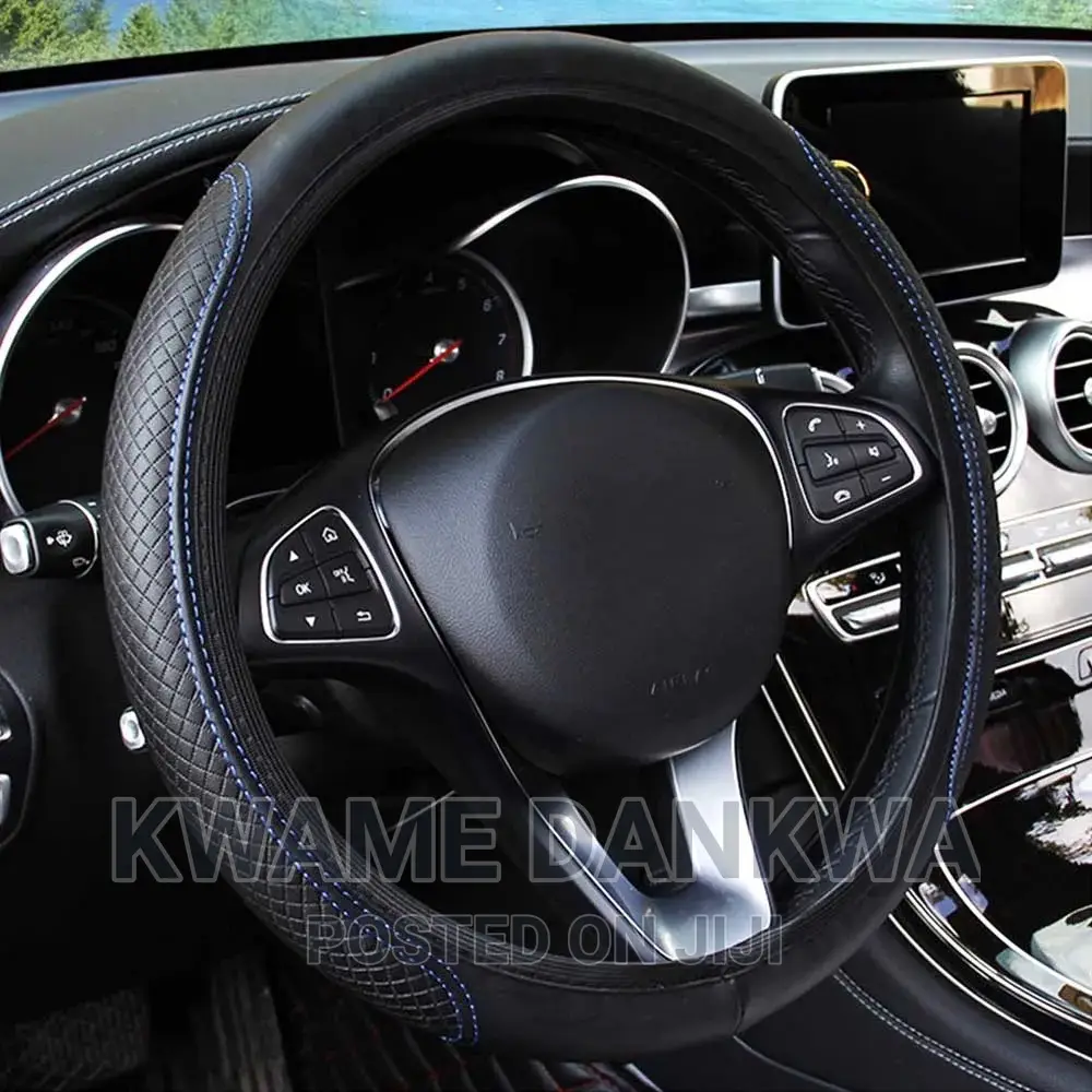 Fiber Skin Full Steering Wheel Cover