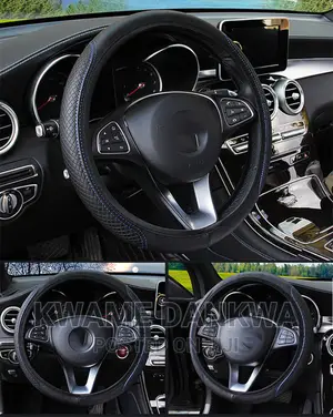Fiber Skin Full Steering Wheel Cover