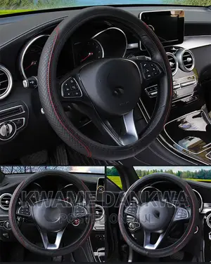 Fiber Skin Full Steering Wheel Cover