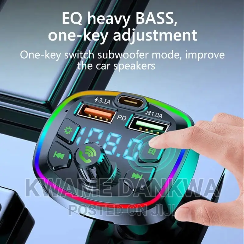 2023 Upgraded Universal Wireless Bluetooth/Fm Transmitter