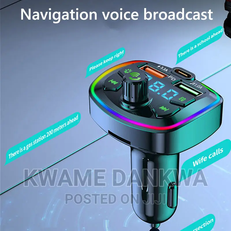 2023 Upgraded Universal Wireless Bluetooth/Fm Transmitter
