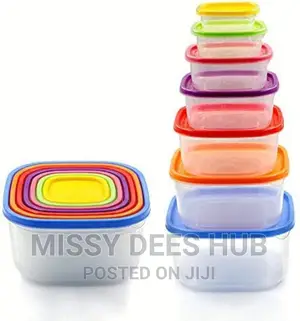 7pcs Rainbow Storage Containers