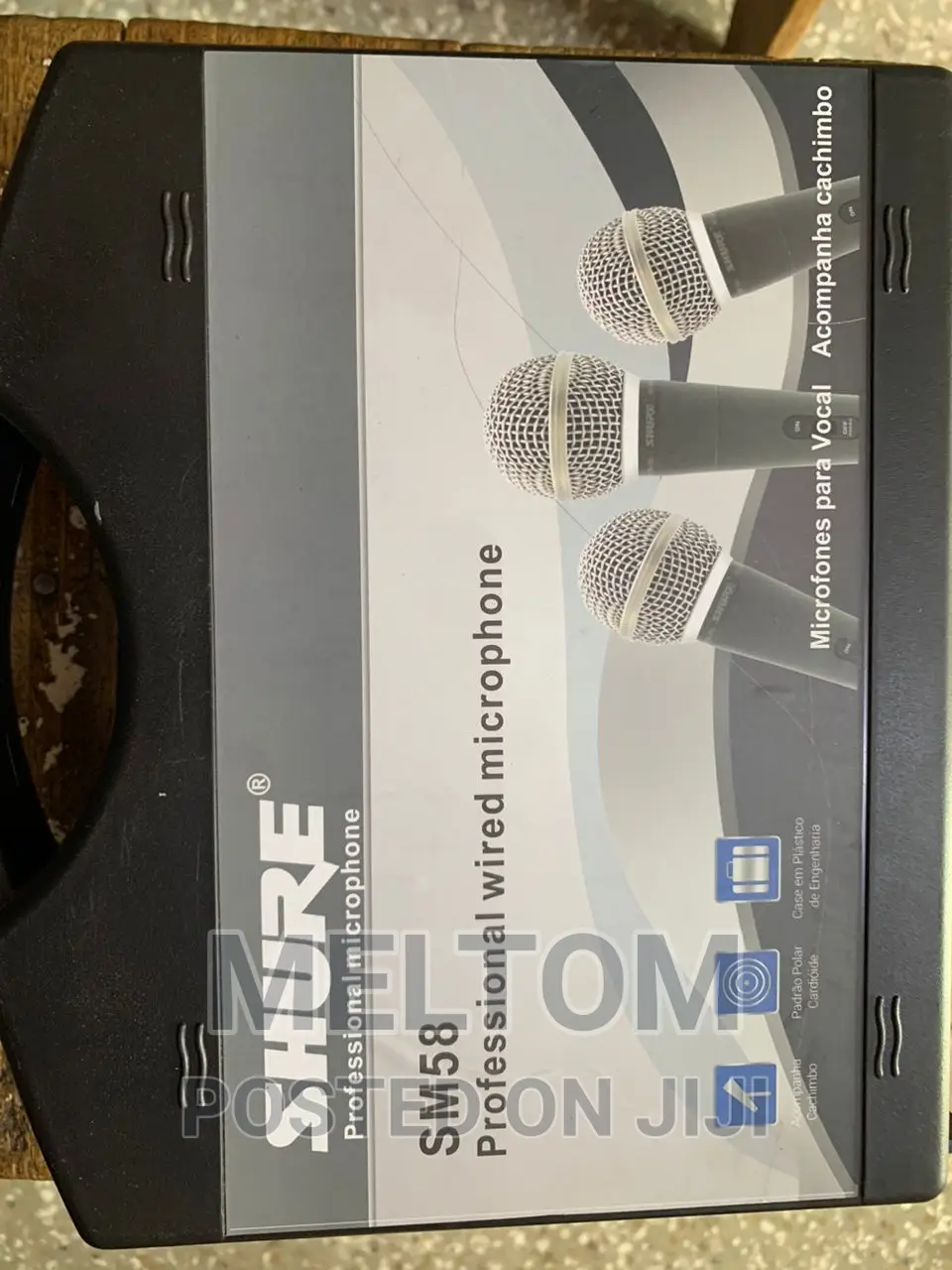 Shure Sm58 3in1 Briefcased Cord Microphone