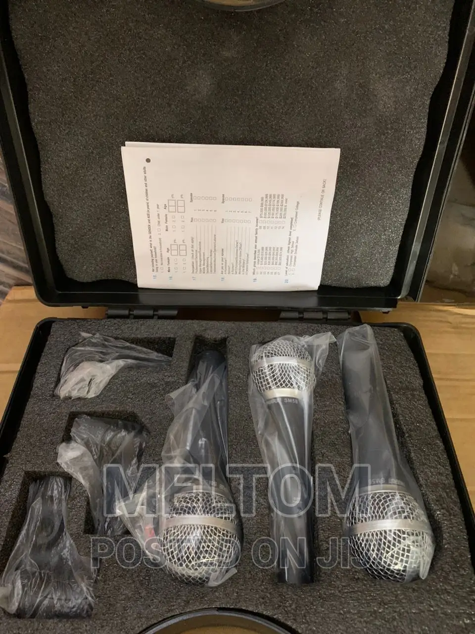 Shure Sm58 3in1 Briefcased Cord Microphone