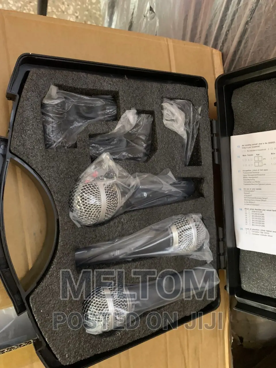 Shure Sm58 3in1 Briefcased Cord Microphone
