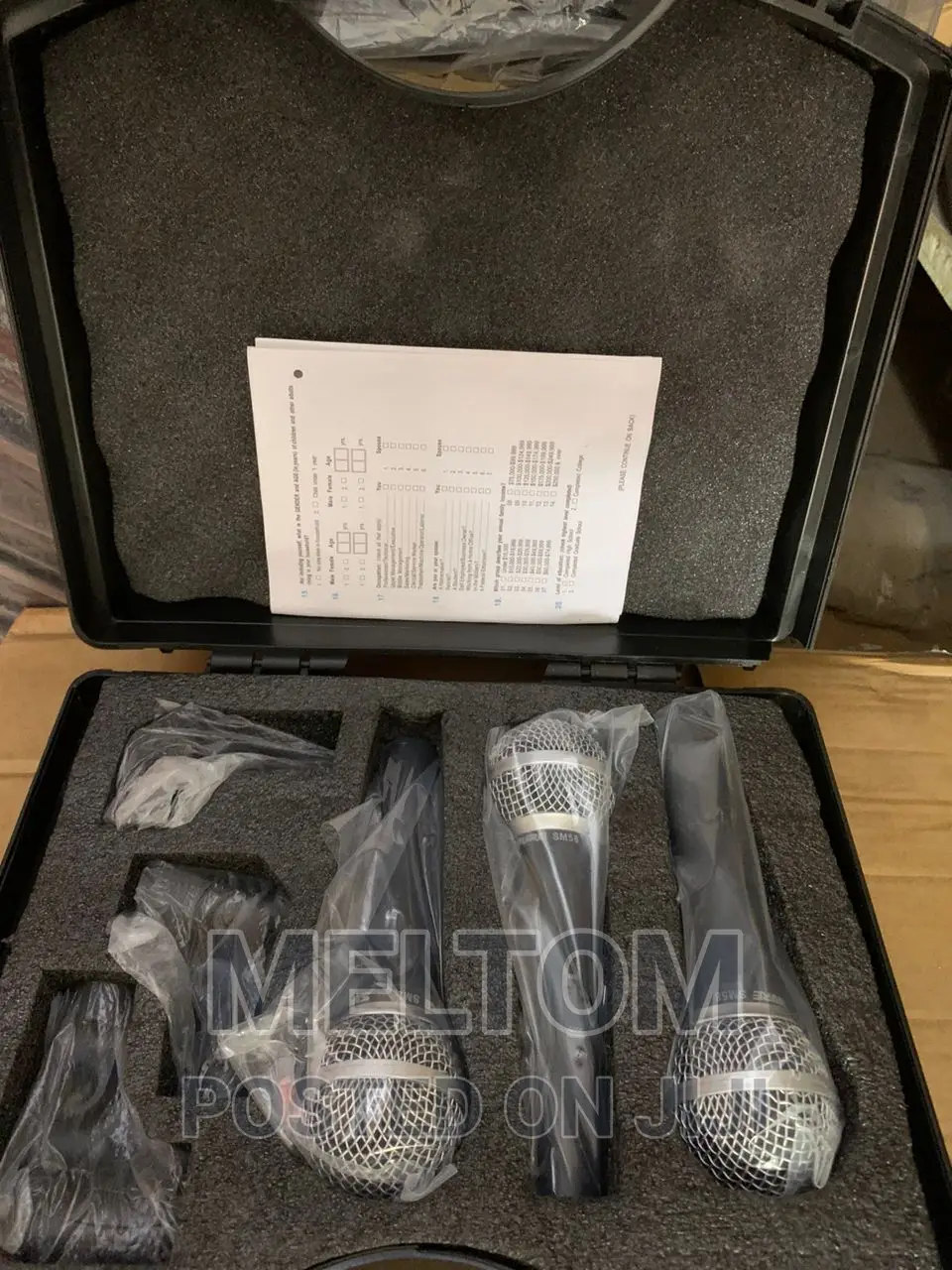Shure Sm58 3in1 Briefcased Cord Microphone