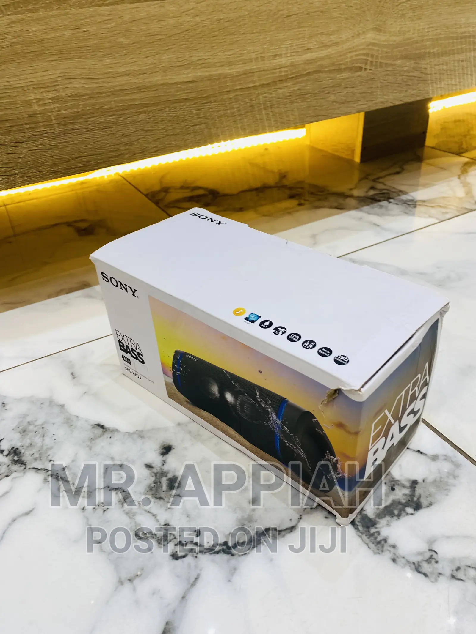 Latest Sony SRS-Xb33 Basic Black Portable Speaker 
