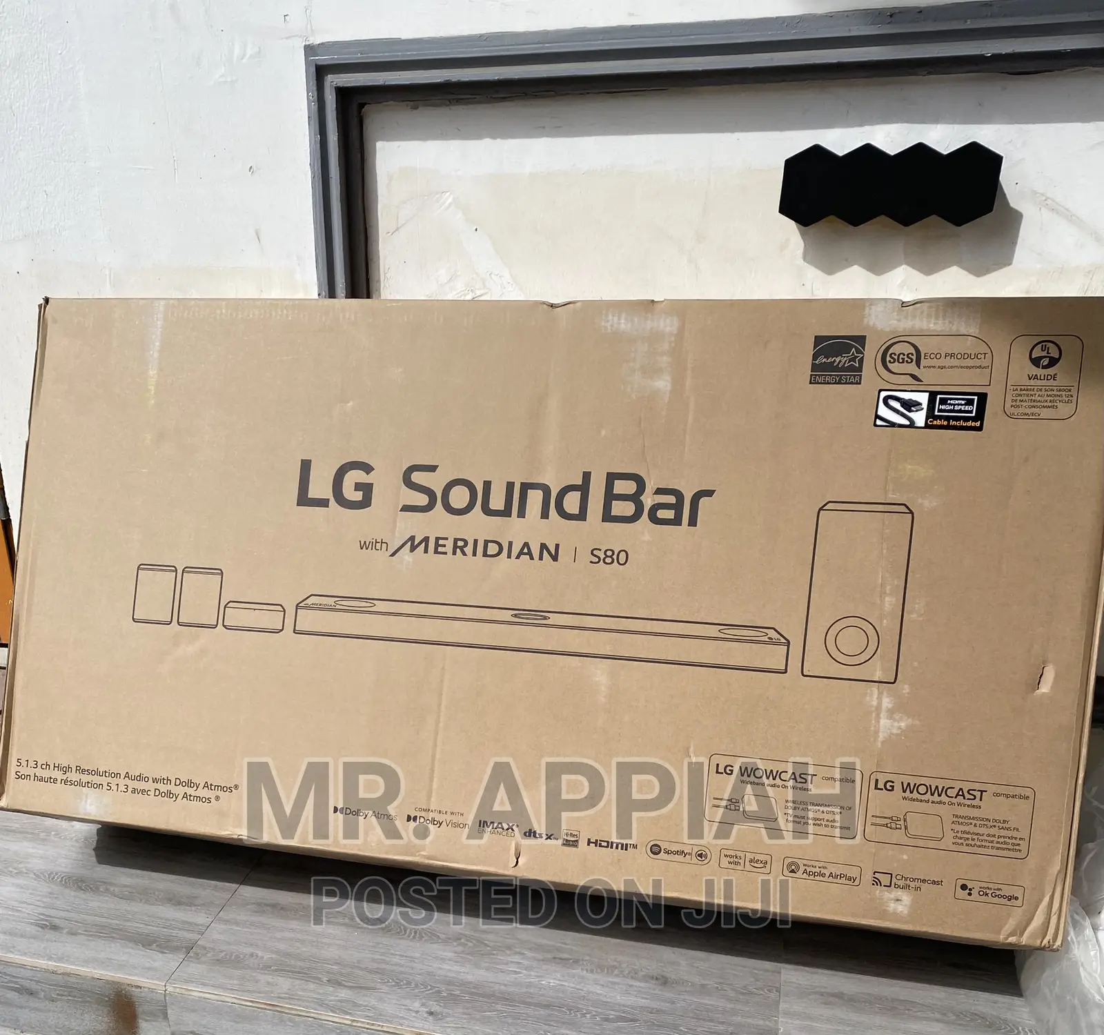 Fabulous LG S80QR Sound Bar System(Black)