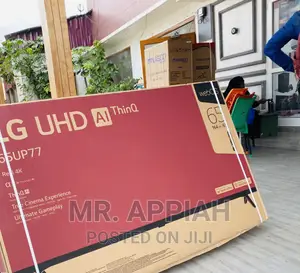 Slim Black LG 65 Inch Uhd Smart Tv(65UQ81003)