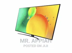 Fabulous LG 65NANO763 65 Inch Smarr Nanocell Tv.