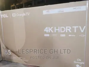 Durable >>TCL 65” Android Smart HDRTV