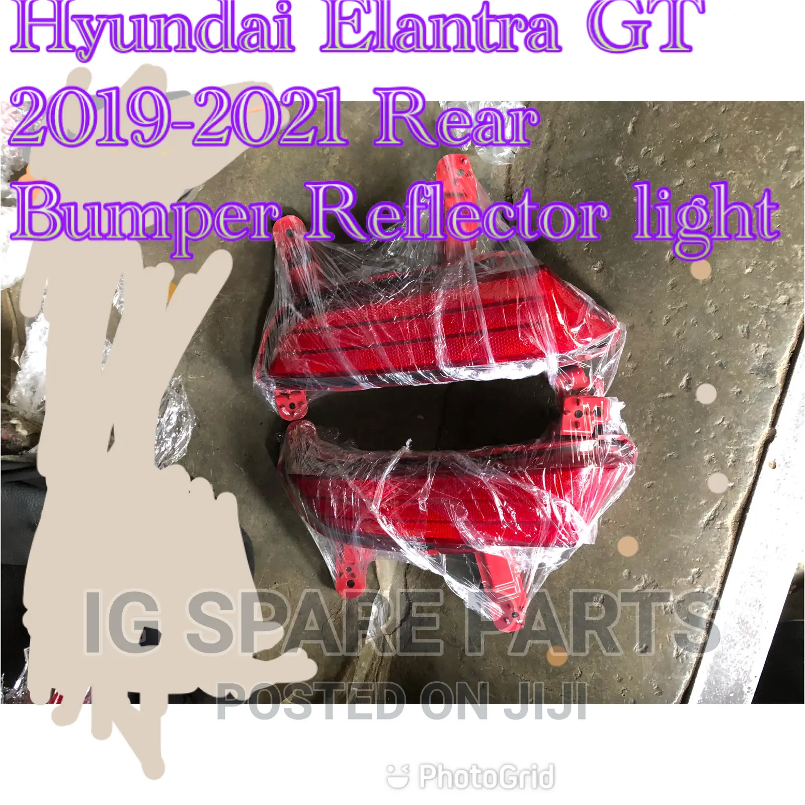 Hyundai Elantra Gt 2018-2020 Rear Bumper Reflector Light