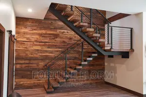 Mono Stringer (Open Modern) Floating Staircase.