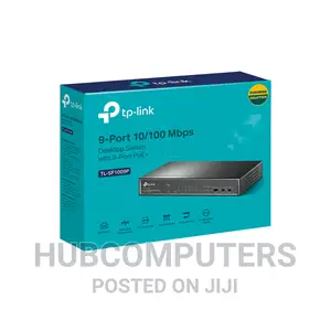 Tp Link 8 Port Desktop Poe + Switch (Tl-Sf1009p) 9-Port