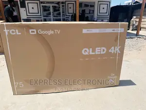 Glossy UHD Smart TCL QLED Tv 75”C645 Fresh in Box