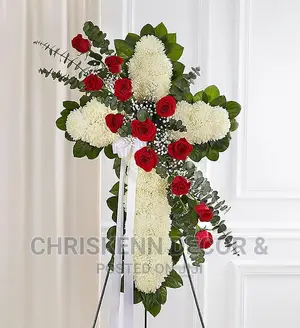 Cross Flowers Funeral Wreaths