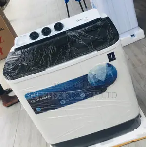  Washingmachine Semiautomatic Topload 7kg Midea White/Black