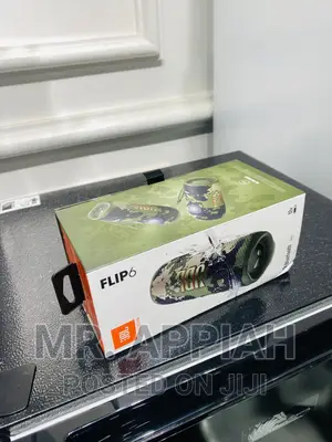 Unique JBL Flip 6 Portable Bluetooth Speaker(Army Color).