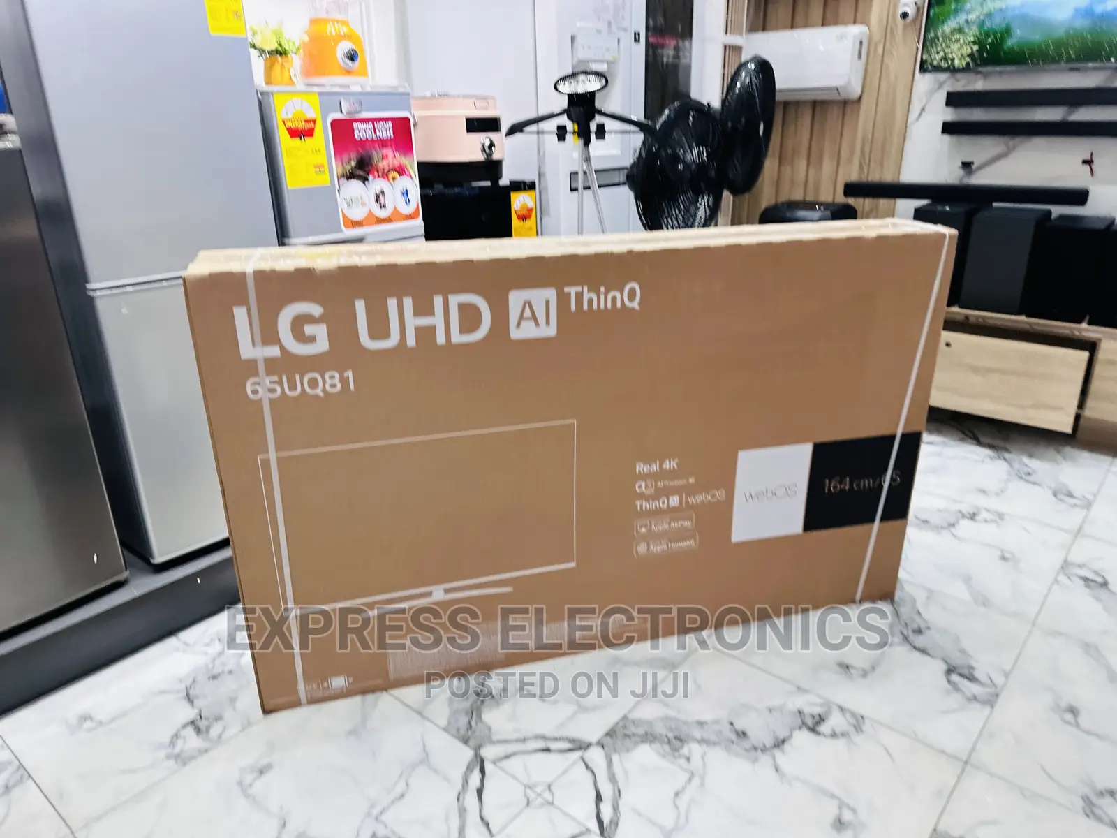 Superb Performance UHD Smart Lg 65”Uq8100