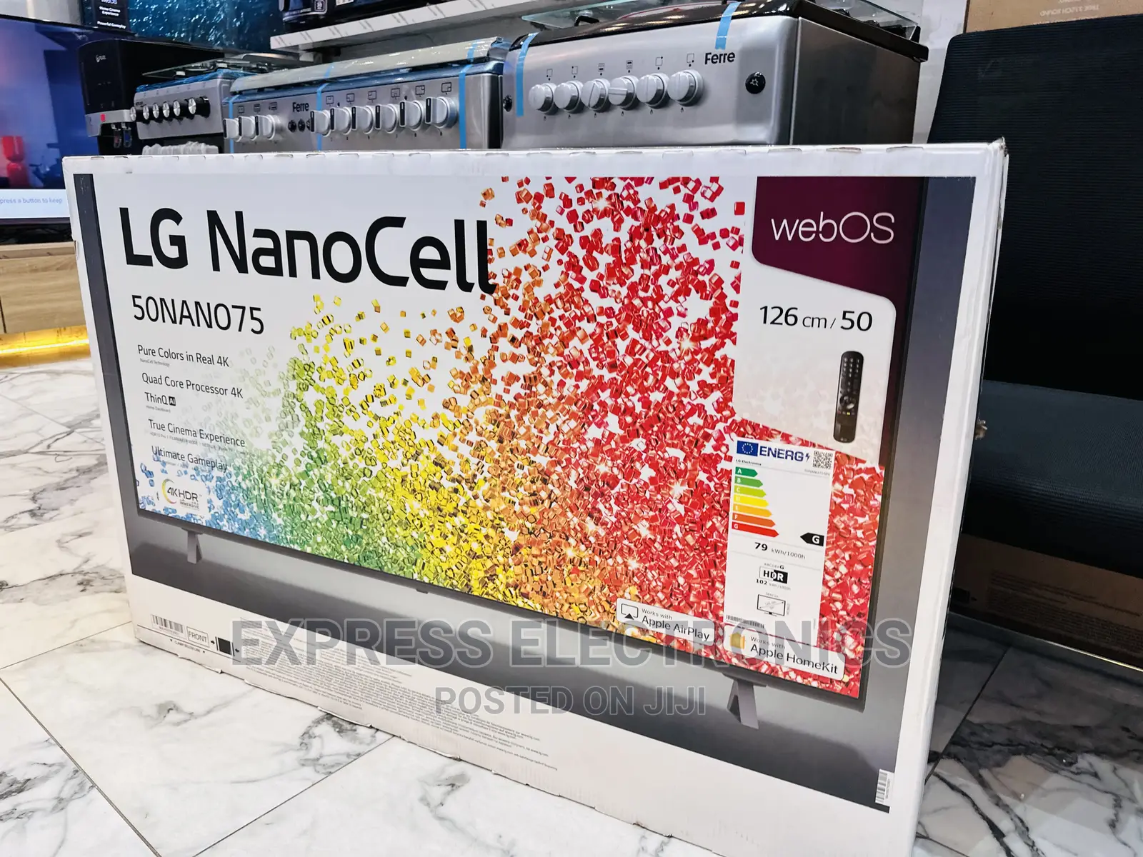 Stylish Design UHD Smart 50”Nano75 Nanocell