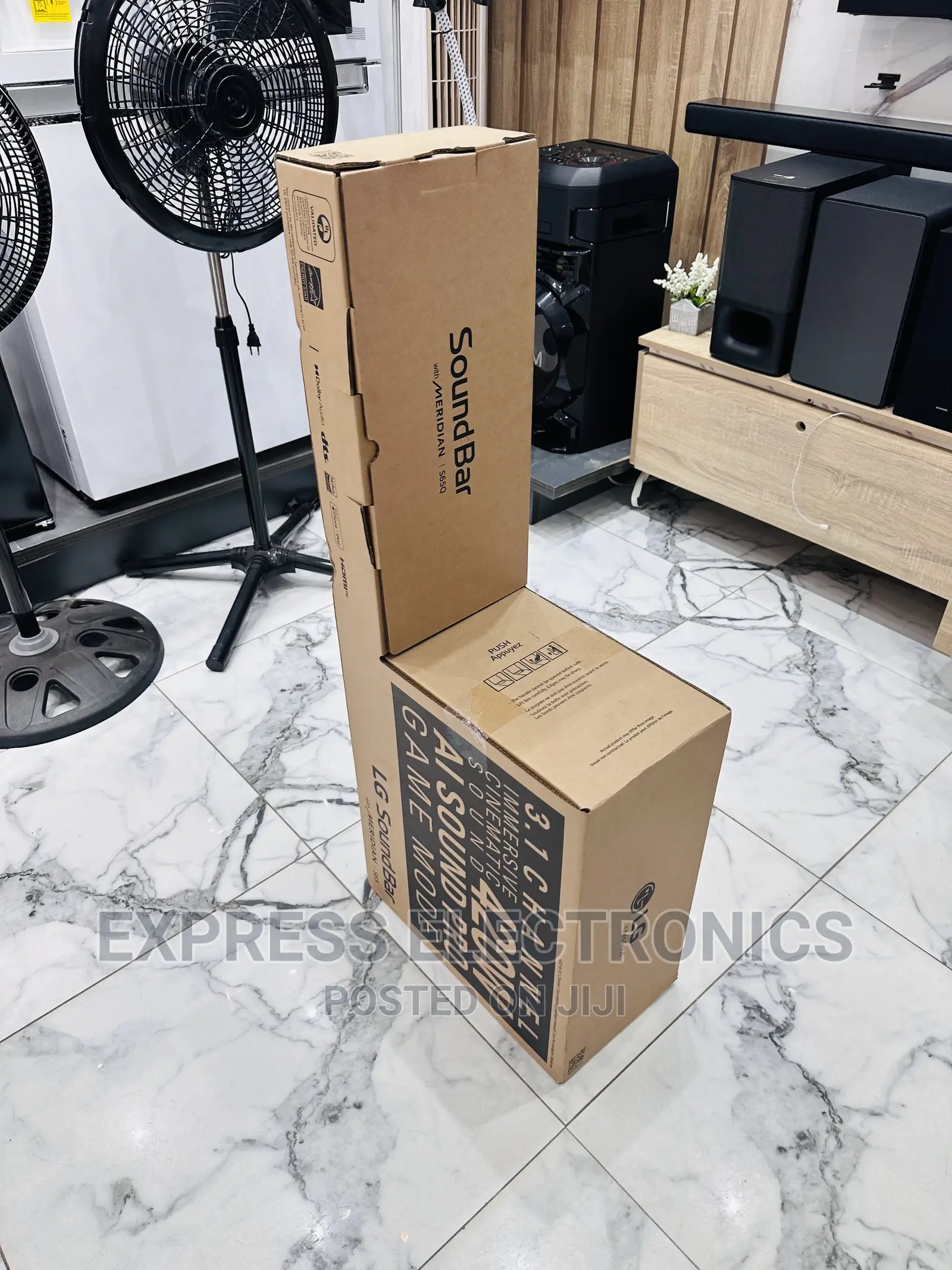 Intelligent Design LG Soundbar With Woofer S65Q
