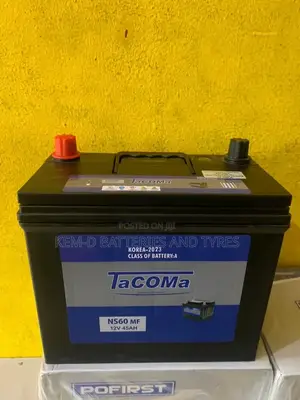 Tacoma Battery 13 Plates Slim Type