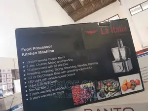 Italia 1000w Food Processor ~Copper Motor