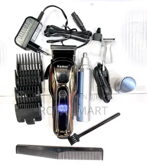Kemei Hair Trimmer With Nose Shaver
