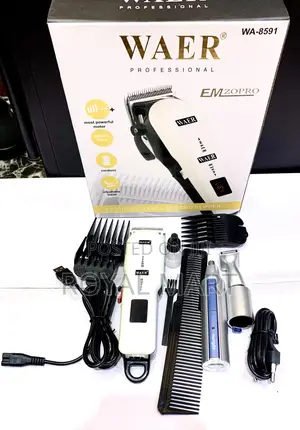Waer Professional Hair Clipper + 2in1 Nose Shaver