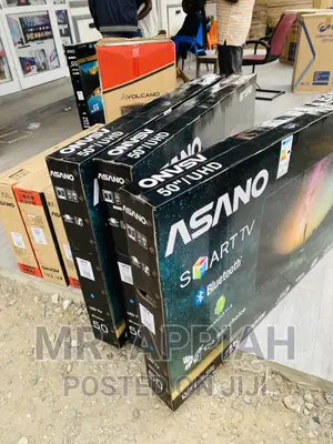 High Efficient Asano 50 Inch Uhd Smart Bluetooth Tv(Black)