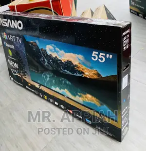 Free Standing Asano 55inch Smart Uhd Bluetooth Tv