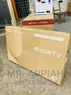 Free Standing TCL 50P735 50 Inch HDR Smart Tv(Black).