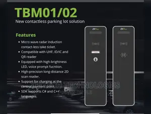 Zkteco Tbm02 Ticket Dispenser Exit for Parking Barrier