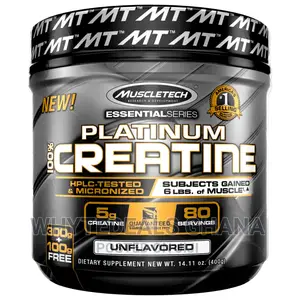 Muscletech Platinum Creatine Powder- Strength, Energy, Focus
