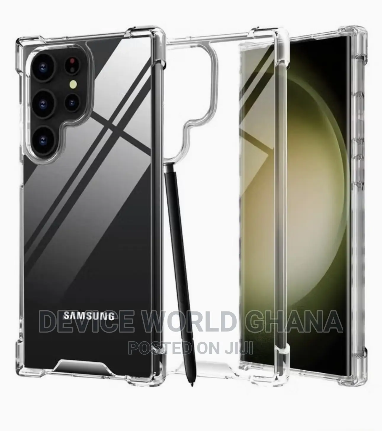 Transparent Clear Case for Samsung S26ultra S25ultra S24u S23u S22u