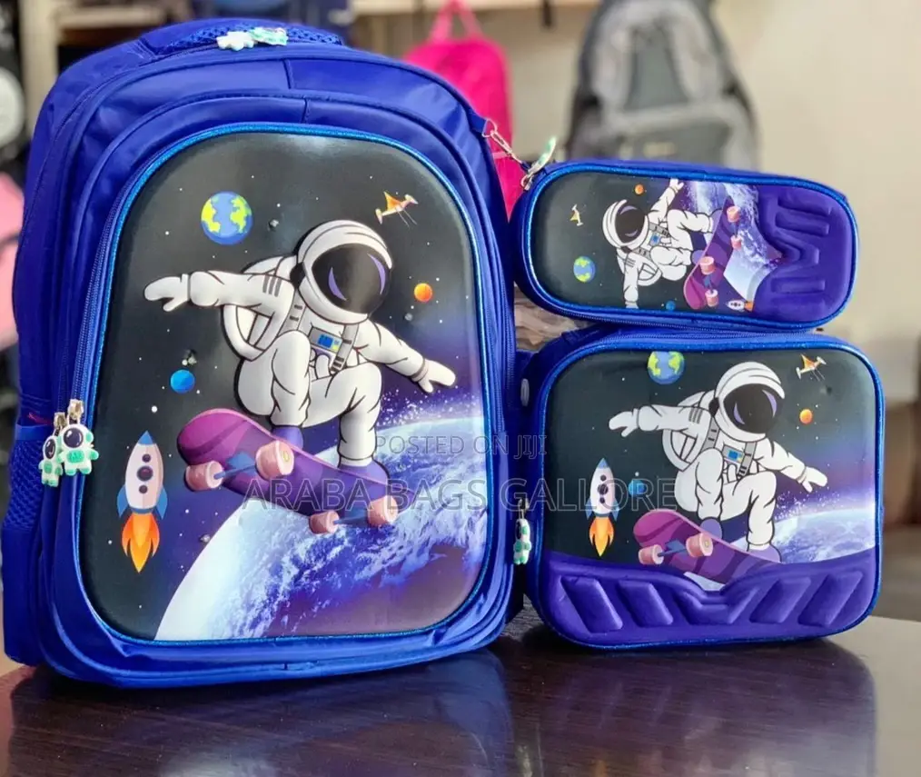 Complete Stock School Bag With Pencil Case and Lunch Bag