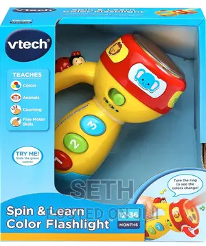Children Kids Vtech Spin and Learn Color Flashlight