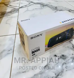 Durable Sony SRS-XB33 Waterproof Bluetooth Speaker(Black).