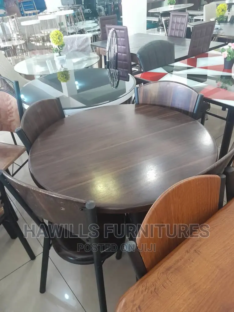 Round Wooden Dining