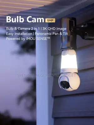 Imou Bulb Camera 2 in 1 QHD Image Panoramic Pan Tit