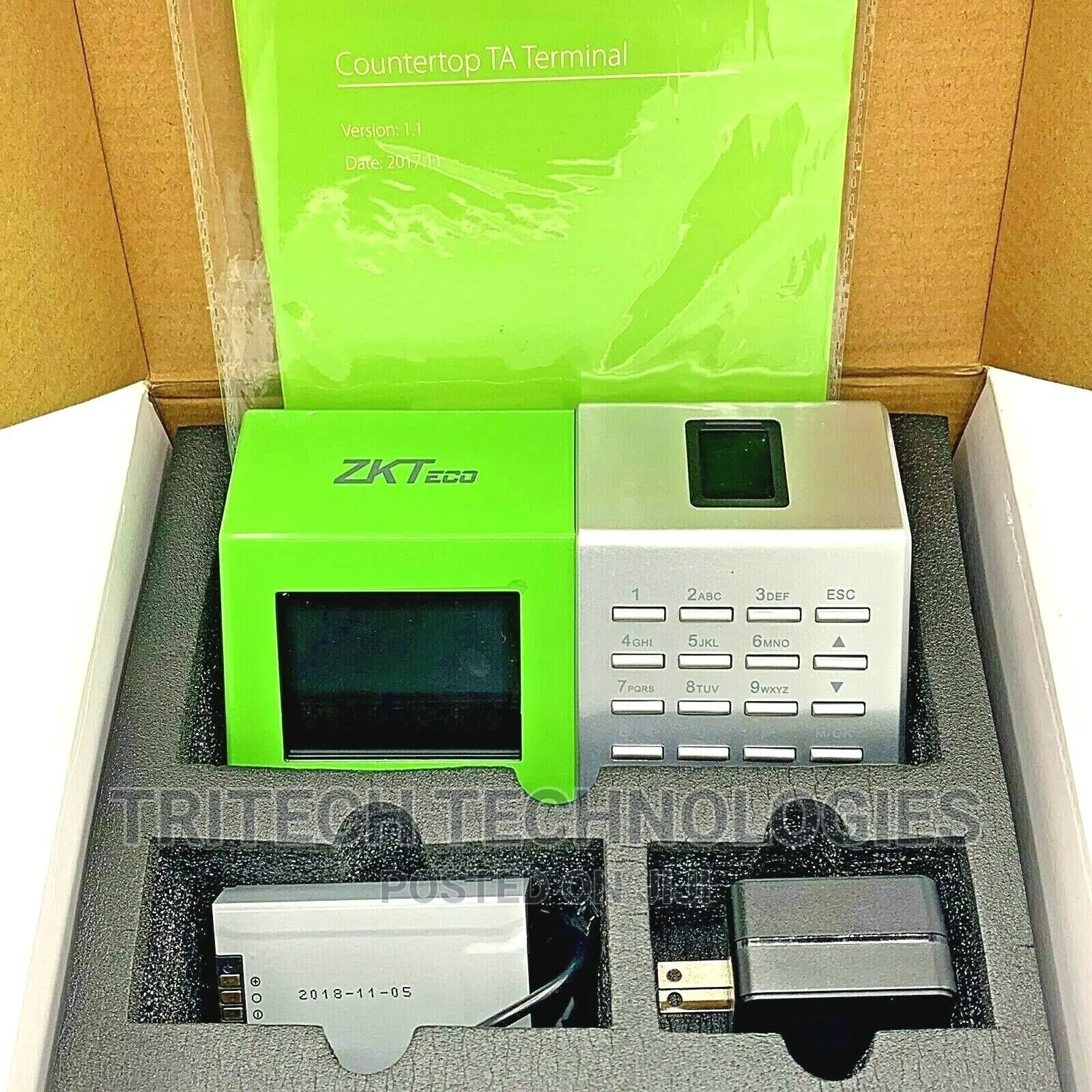 Zkteco D2 Time Attendance for Table or Counter Use