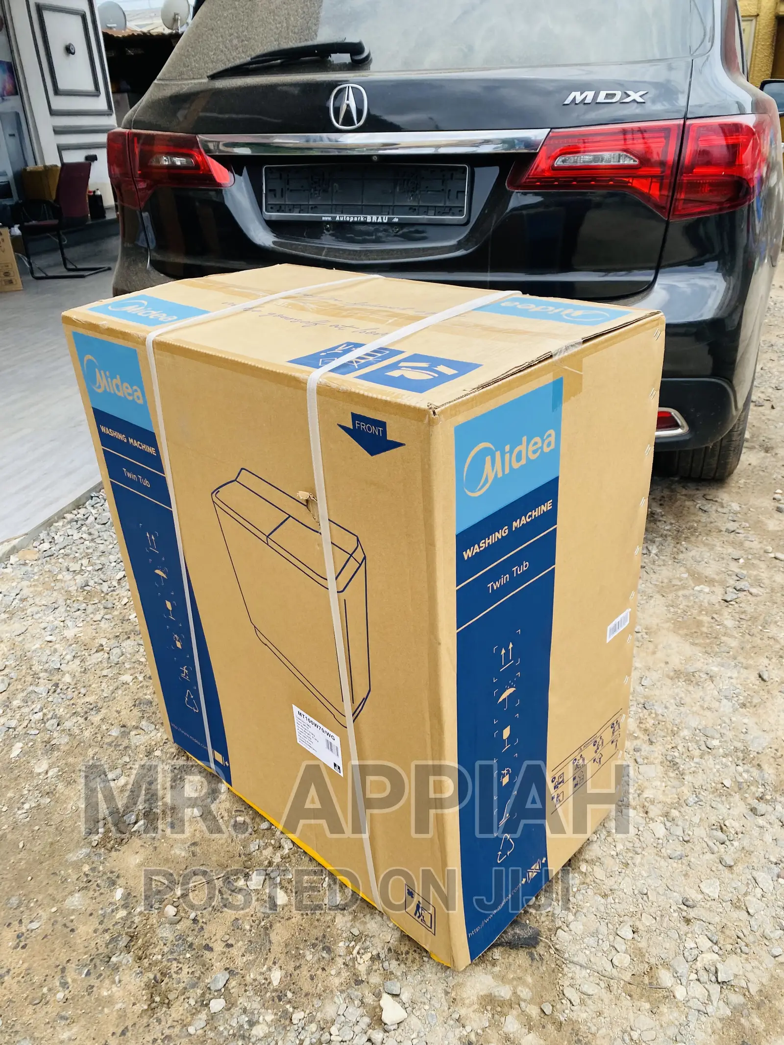 New Midea Mta100w120 Top Load Washing Machine(White).