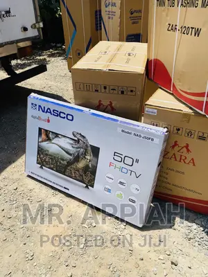 Authentic New Nasco 50 Inch Digital Satelite LED Tv 